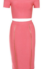 Enid Pink Bandage Dress