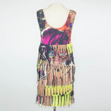 Las Vegas Girl Layered Fringe Tunic Dress