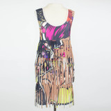 Las Vegas Girl Layered Fringe Tunic Dress