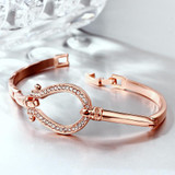 Epinal 18K Rose Gold Plated Bracelet Made with Swarovski Crystals Epinal 18K Rose Gold Plated Bracelet Made with Swarovski Crystals