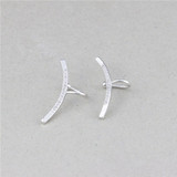 Trendy Ear Stud Earrings Korea Style Gold Color