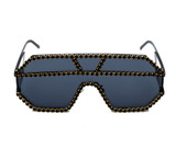 Women Men Diamond Retro Men Sunglasses Frame Square Vintage Sunglasses