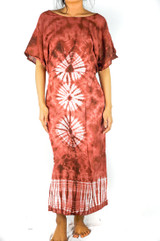 Tie Dye Maxi Dress, Boho Kaftan, Hippie Dress