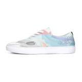 Abstract Doodle Lace Up Canvas Shoe