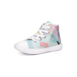 Abstract Doodle Kids Hightop Canvas Shoe