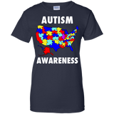 Autism Awareness America - United States Puzzle Pieces