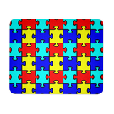 Autism Puzzle Pieces Rectangular Mousepad
