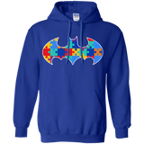Autism Awareness Puzzle Pieces Bat - Adult