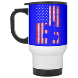 Autism - American Flag Puzzle Piece Coffee Mug