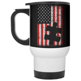 Autism - American Flag Puzzle Piece Coffee Mug