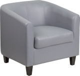 Gray Leather Guest Chair Gray Leather Guest Chair