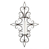 FLOURISHED CANDLE WALL SCONCE