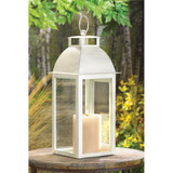DISTRESSED IVORY CANDLE LANTERN DISTRESSED IVORY CANDLE LANTERN