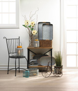 GALVANIZED SERVING TRAYS