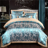 King Blue Duvet Cover Set