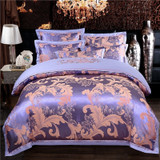 King Blue Duvet Cover Set