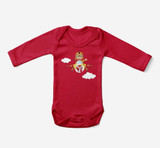 Cartoon Little Boy Operating Plane (Edition 2) Designed Baby Bodysuits