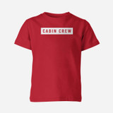 Cabin Crew Text Designed Children T-Shirts