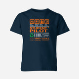 Student Pilot Label Designed Children T-Shirts