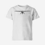 Cessna 172 Silhouette Designed Children T-Shirts