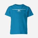 Cessna 172 Silhouette Designed Children T-Shirts