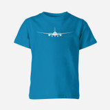 Boeing 787 Silhouette Designed Children T-Shirts