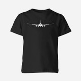 Boeing 787 Silhouette Designed Children T-Shirts