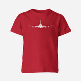 Airbus A380 Silhouette Designed Children T-Shirts