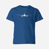 Airbus A320 Silhouette Designed Children T-Shirts