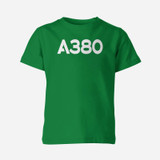 A380 Flat Designed Children T-Shirts