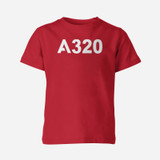 A320 Flat Designed Children T-Shirts