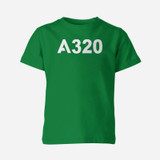 A320 Flat Designed Children T-Shirts