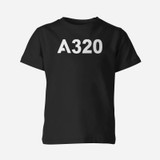 A320 Flat Designed Children T-Shirts