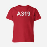A319 Flat Designed Children T-Shirts