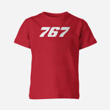 767 Flat Text Designed Children T-Shirts