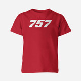 757 Flat Text Designed Children T-Shirts