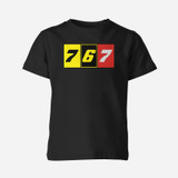 Flat Colourful 767 Designed Children T-Shirts