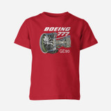 Boeing 777 & GE90 Engine Designed Children T-Shirts