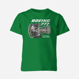 Boeing 777 & GE90 Engine Designed Children T-Shirts