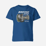 Boeing 777 & GE90 Engine Designed Children T-Shirts