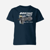 Boeing 757 & Rolls Royce Engine (RB211) Engine Designed Children T-Shirts