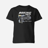 Boeing 757 & Rolls Royce Engine (RB211) Engine Designed Children T-Shirts