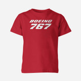 Boeing 767 & Text Designed Children T-Shirts