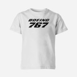 Boeing 767 & Text Designed Children T-Shirts