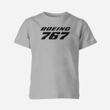 Boeing 767 & Text Designed Children T-Shirts