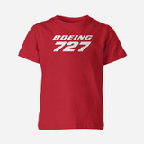 Boeing 727 & Text Designed Children T-Shirts