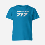 Boeing 717 & Text Designed Children T-Shirts