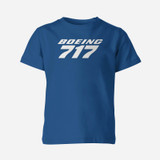 Boeing 717 & Text Designed Children T-Shirts