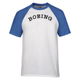 Special Boeing Text Designed Raglan T-Shirts