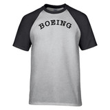 Special Boeing Text Designed Raglan T-Shirts
